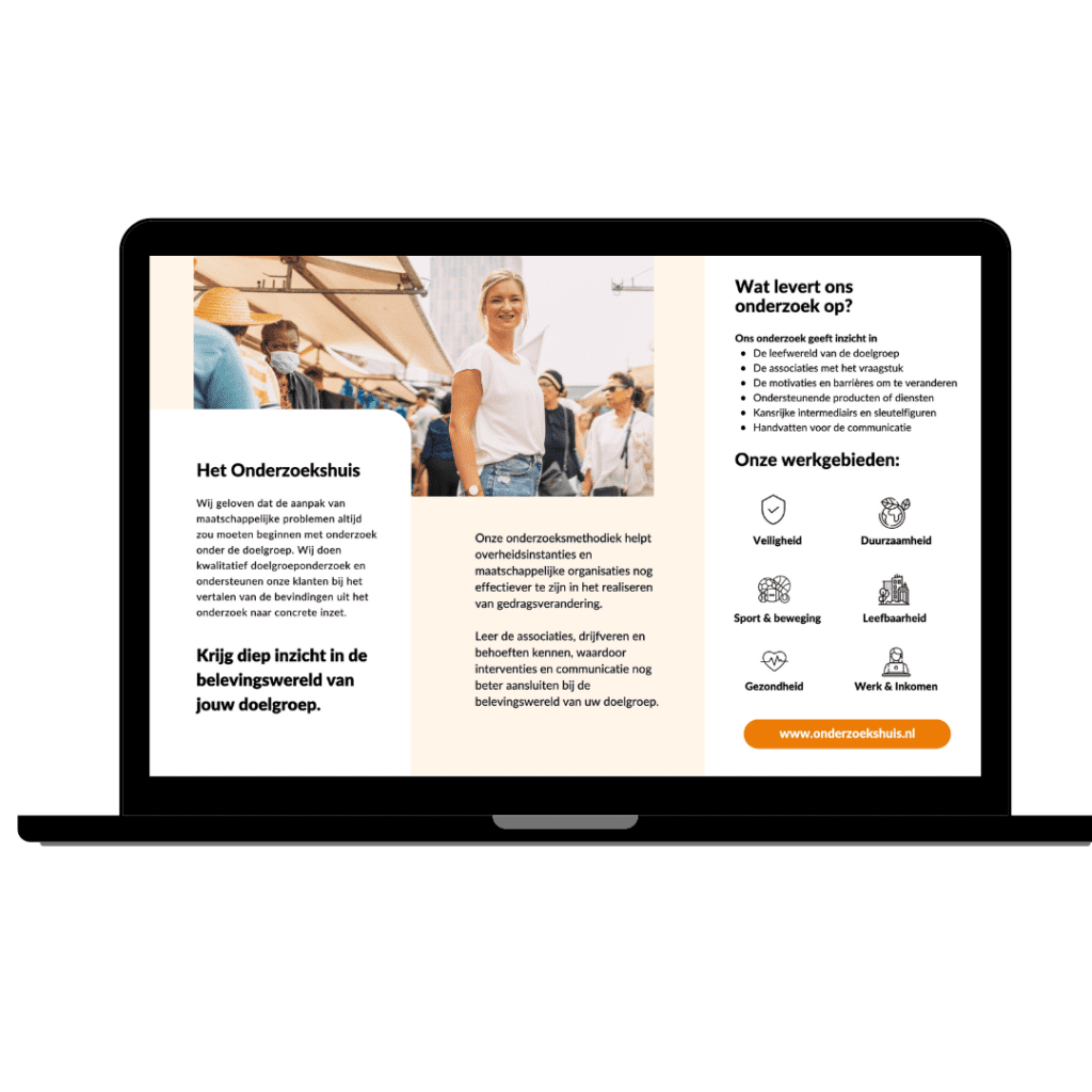 Onderzoeks - brochure