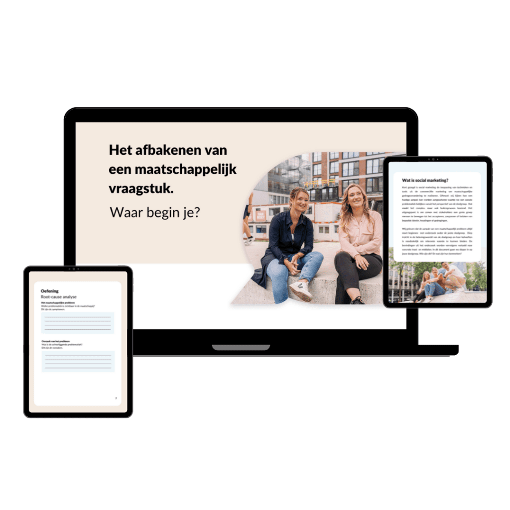 Onderzoekshuis - Werkboek - Het afbakenen van een maatschappelijk vraagstuk